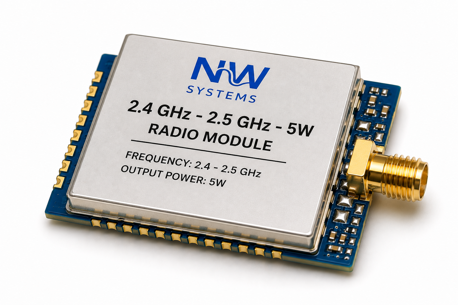 2.4 GHz - 2.5 GHz - 5W Radio Module (Board Design)